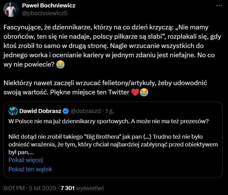 HIT! Tak Paweł Bochniewicz ''WYJAŚNIŁ'' polskich dziennikarzy sportowych xD